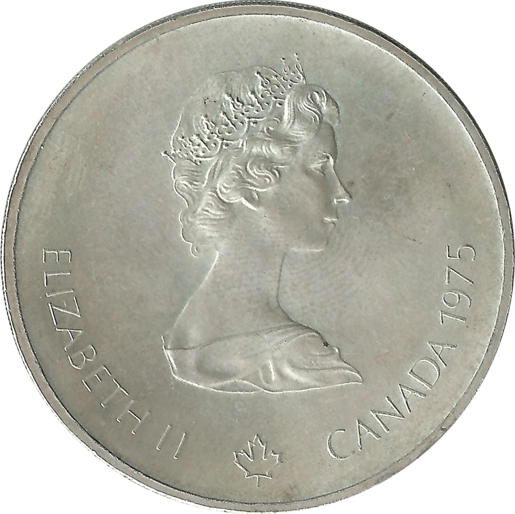 Moneda Canadá 10 Dolares Plata Monedas Olimpiadas Montreal 99,99 g