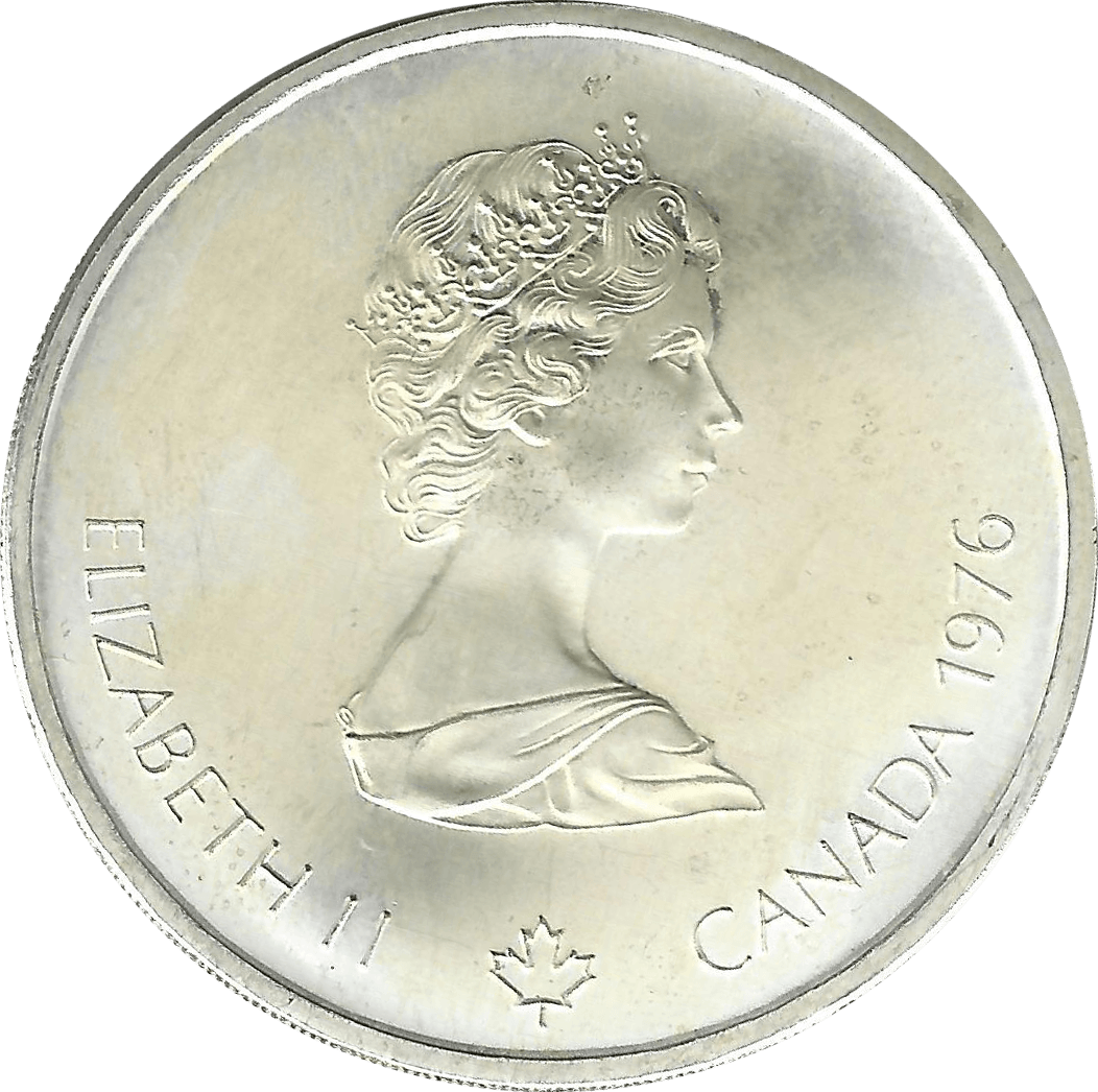 Moneda Canadá 10 Dolares Plata Monedas Olimpiadas Montreal 99,99 g