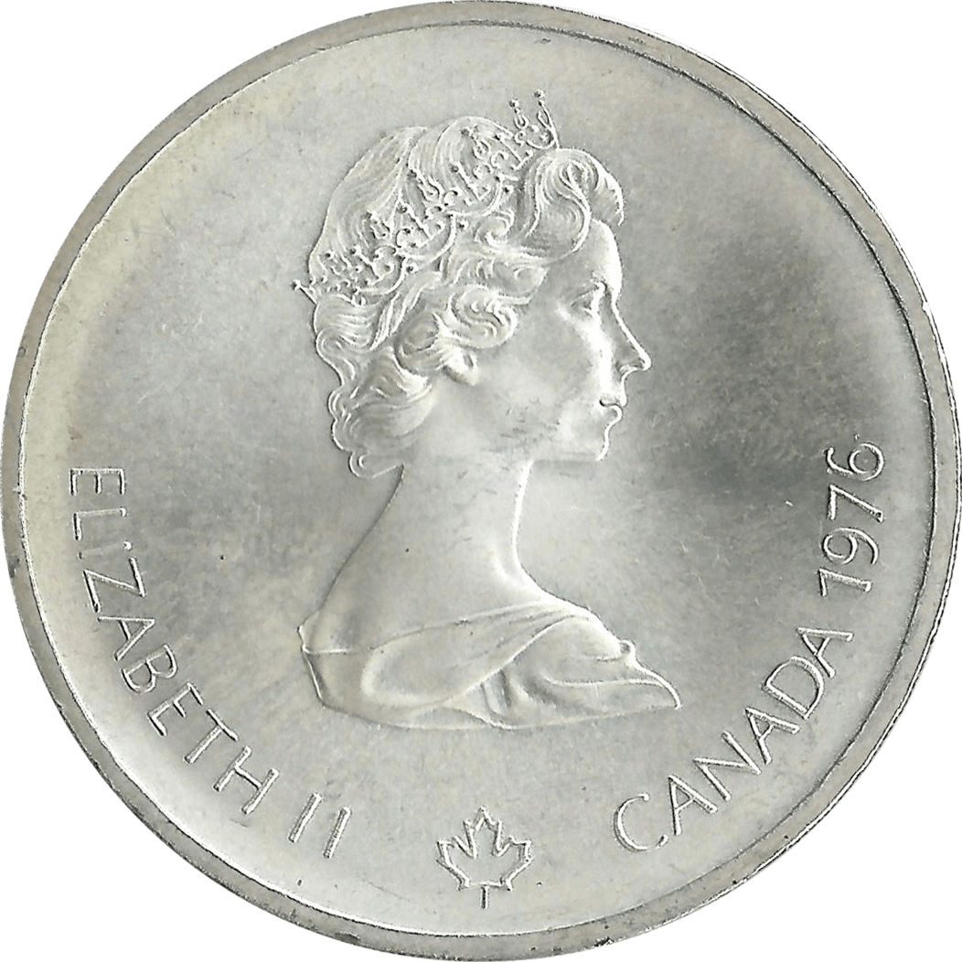 Moneda Canadá 10 Dolares Plata Monedas Olimpiadas Montreal 99,99 g