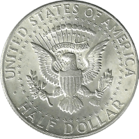 Moneda Estados Unidos Half Dolar Plata 1964 12,30 g