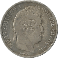 Moneda Francia 5 Francos Plata 1831 París 24,62 g