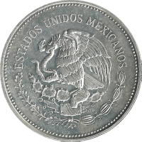 Moneda México 100 Pesos Plata 1986 Mundial de Fútbol 31,14 g