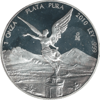 Moneda México Libertad Proof Plata 2010 1 oz