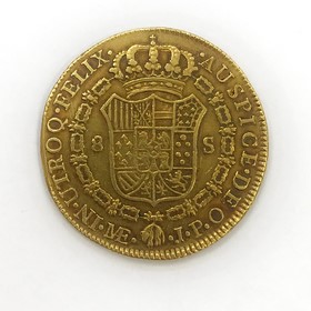 Moneda Perú 8 Escudos Oro 1808 Lima JP 26,95 g