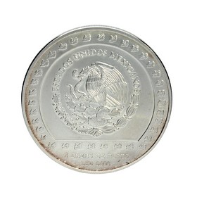 Moneda México 10000 Pesos Piedra Tizoc Plata 1992 5 oz