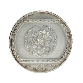 Moneda México 10 Pesos Nuevos Bajorelieve de El Tajín Plata 1993 1/2 oz