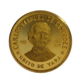 Moneda Cuba 100 Pesos Oro 1977 11,95 g