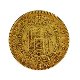 Moneda 4 Escudos Oro 1787 Madrid DV 13,45 g