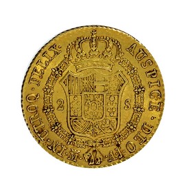 Moneda 2 Escudos Oro 1829 Madrid AJ 6,72 g