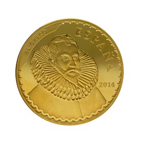 Moneda 400 Euros El Greco Oro 2014 Madrid 27 g