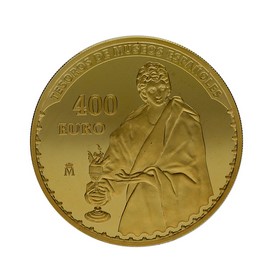 Moneda 400 Euros El Greco Oro 2014 Madrid 27 g