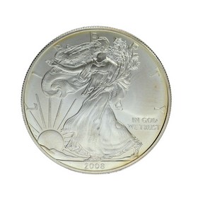 Moneda Estados Unidos American Eagle Plata 2008 1 oz