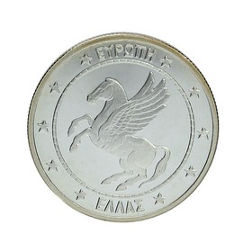 Moneda Grecia 10 Ecus Plata 1992 10 g