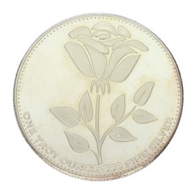 Moneda Grecia Rosa Plata 2012 1 oz
