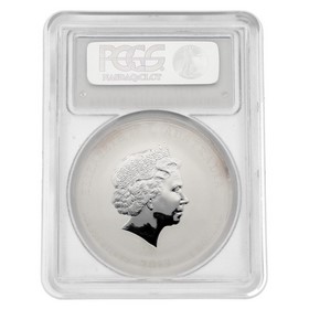 Moneda Australia 1 Dollars Año de la Serpiente Plata 2013 PCGS MS69 1 oz