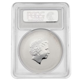 Moneda Australia 1 Dollars Año del Caballo Plata 2014 PCGS MS69 1 oz