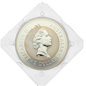 Moneda Australia 2 Dollars Kookaburra Plata 1994 2 oz