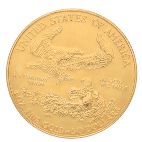 Moneda Estados Unidos 50 Dollars Oro 1988 34,02 g