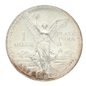Moneda México Libertad Plata 1986 1 oz