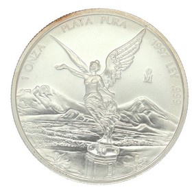 Moneda México Libertad Plata 1997 1 oz