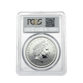 Moneda Reino Unido 2 Pound  Plata 2012 PCGS MS69 31,10 g