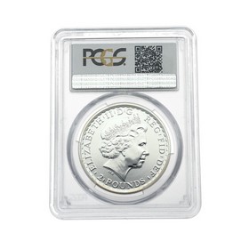 Moneda Reino Unido 2 Pound  Lunar Mule Plata 2014 PCGS MS68 31,10 g