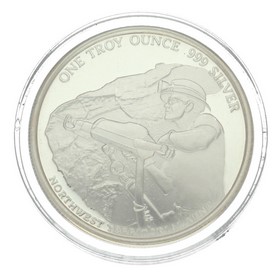 Moneda Grecia NTM PanAmerican Corp Plata 1 oz