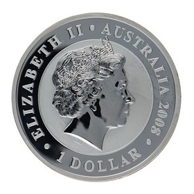 Moneda Australia 1 Dollar Koala Plata 2008 1 oz