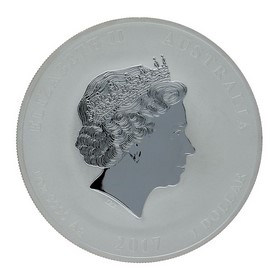 Moneda Australia 1 Dollar Año del Gallo Plata 2017 1 oz