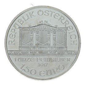 Moneda Austria 1,50 Euros Filarmónica Plata 2017 Dorada 1 oz