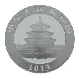 Moneda China 10 Yuanes Panda Plata 2013 1 oz