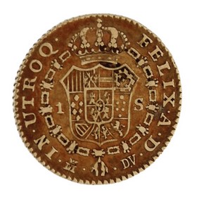 Moneda 1 Escudo Oro 1787 Madrid DV 3,36 g