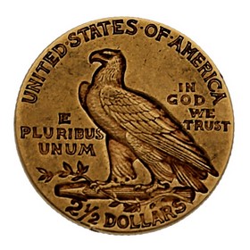 Moneda Estados Unidos 2 1/2 Dollars Oro 1911 4,17 g