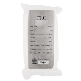 Moneda Fiji 10 Fiji dollars Plata 2018 1 Kg