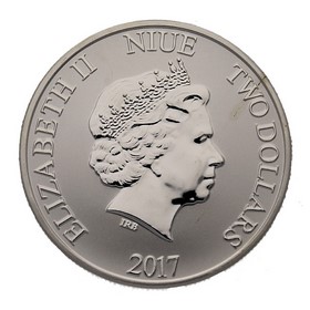 Moneda Niue 2 Dollars Disney Steamboat Willie Plata 2017 1 oz