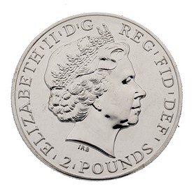 Moneda Reino Unido 2 Pounds Britannia Plata 2011 1 oz