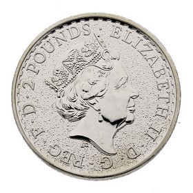 Moneda Reino Unido 2 Pounds Britannia Plata 2016 1 oz