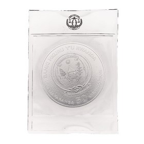Moneda Ruanda 50 RWF Franc Suricata Plata 2016 1 oz