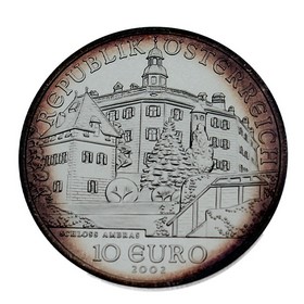 Moneda Austria 10 Euros Plata 2002 16 g