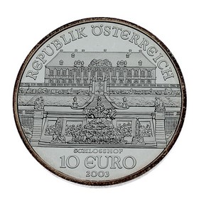 Moneda Austria 10 Euros Plata 2003 16 g
