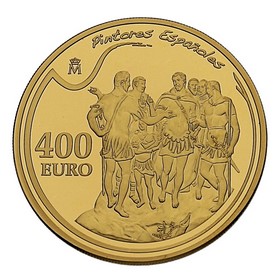 Moneda 400 Euros El Greco Proof Oro 2011 Madrid 27 g