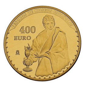 Moneda 400 Euros El Greco Proof Oro 2014 Madrid 27 g