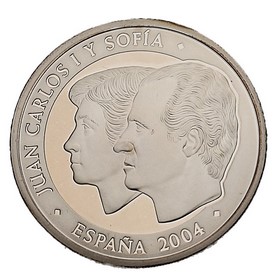 Lote Monedas Proof Boda de S.A.R. El Príncipe de Asturias 200 Euros Oro y  10 Euros de Plata Madrid