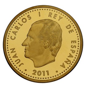 Moneda 200 Euros Francisco de Orellana Proof Oro 2011 Madrid 13,50 g