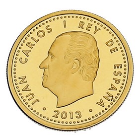 Moneda 100 Euros Miguel de Cervantes Proof Oro 2013 Madrid 6,75 g
