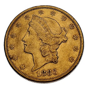 Moneda Estados Unidos Twenty Dollars Oro 1883 33,33 g