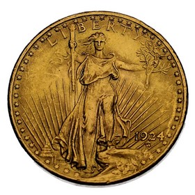 Moneda Estados Unidos Twenty Dollars Oro 1924 33,40 g