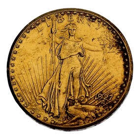 Moneda Estados Unidos Twenty Dollars Oro 1927 33,43 g