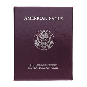 Moneda Estados Unidos Eagle Plata 1988 Proof 1 oz