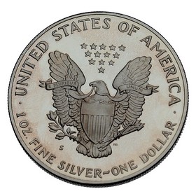 Moneda Estados Unidos Eagle Plata 1992 Proof 1 oz